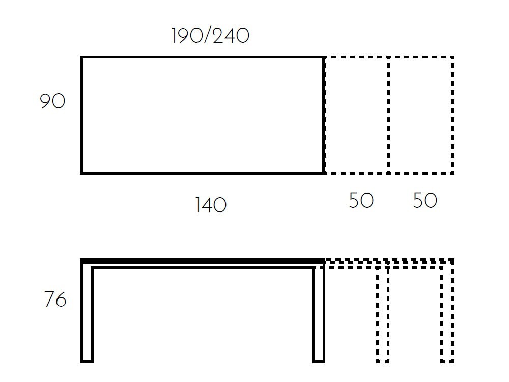 Mesa de comedor extensible Urban cristal de Ramiro Tarazona - 17 Mesa de comedor extensible Urban cristal de Ramiro Tarazona - 17