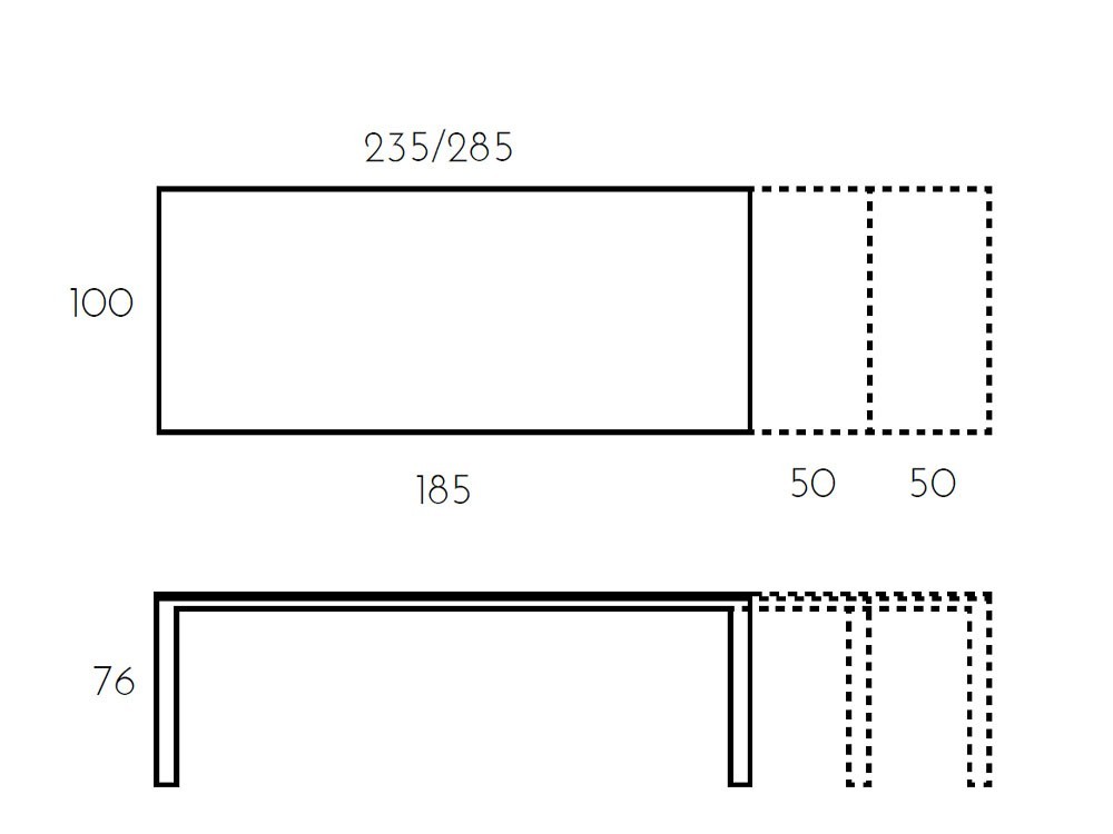 Mesa de comedor extensible Urban cristal de Ramiro Tarazona - 24 Mesa de comedor extensible Urban cristal de Ramiro Tarazona - 24