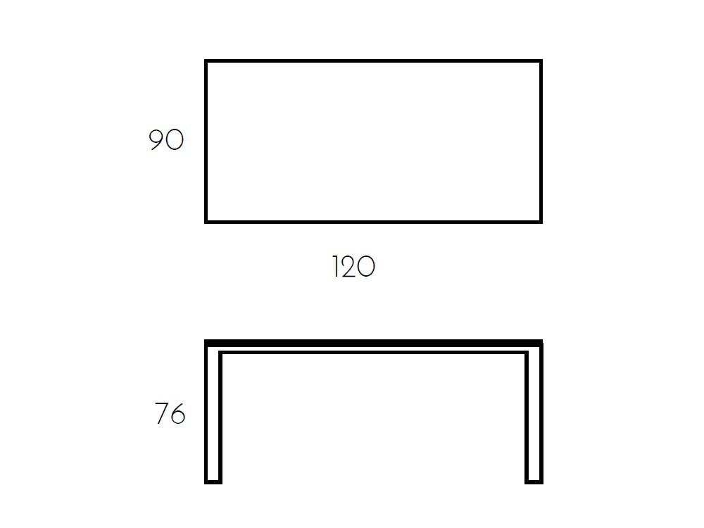 Mesa de comedor fija Urban cristal de Ramiro Tarazona - 5