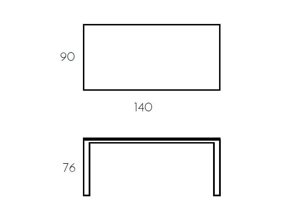 Mesa de comedor fija Urban cristal de Ramiro Tarazona - 7