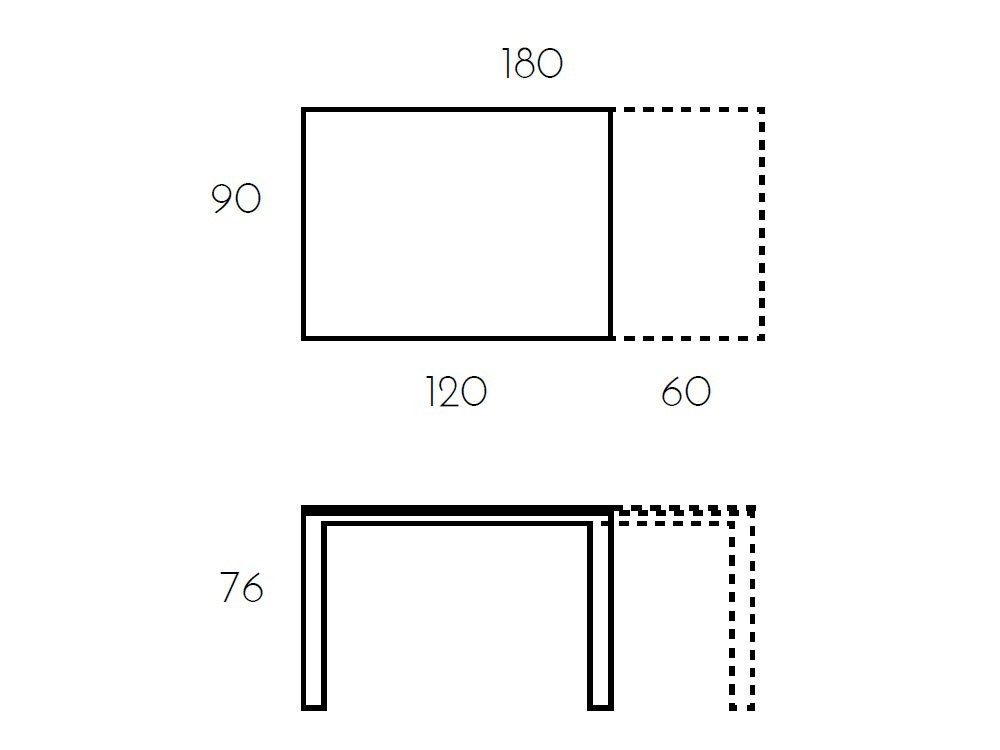 Mesa extensible Urban Porcelánico de Ramiro Tarazona - 5