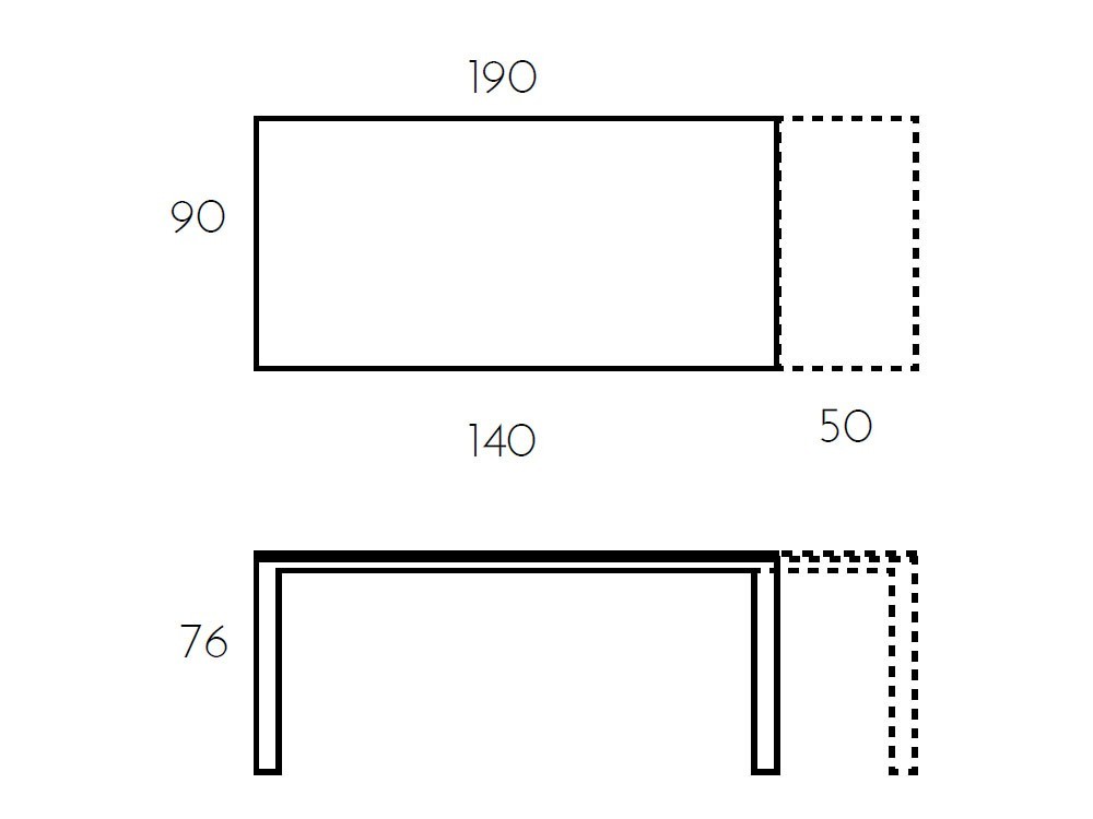 Mesa extensible Urban Porcelánico de Ramiro Tarazona - 7