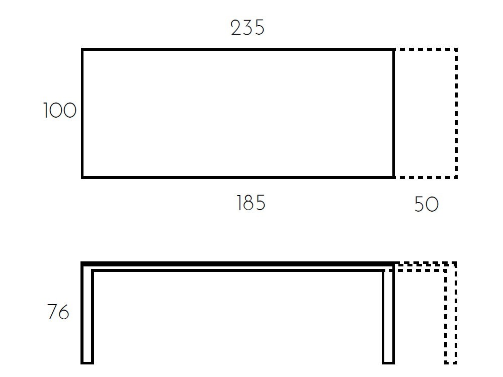 Mesa extensible Urban Porcelánico de Ramiro Tarazona - 13