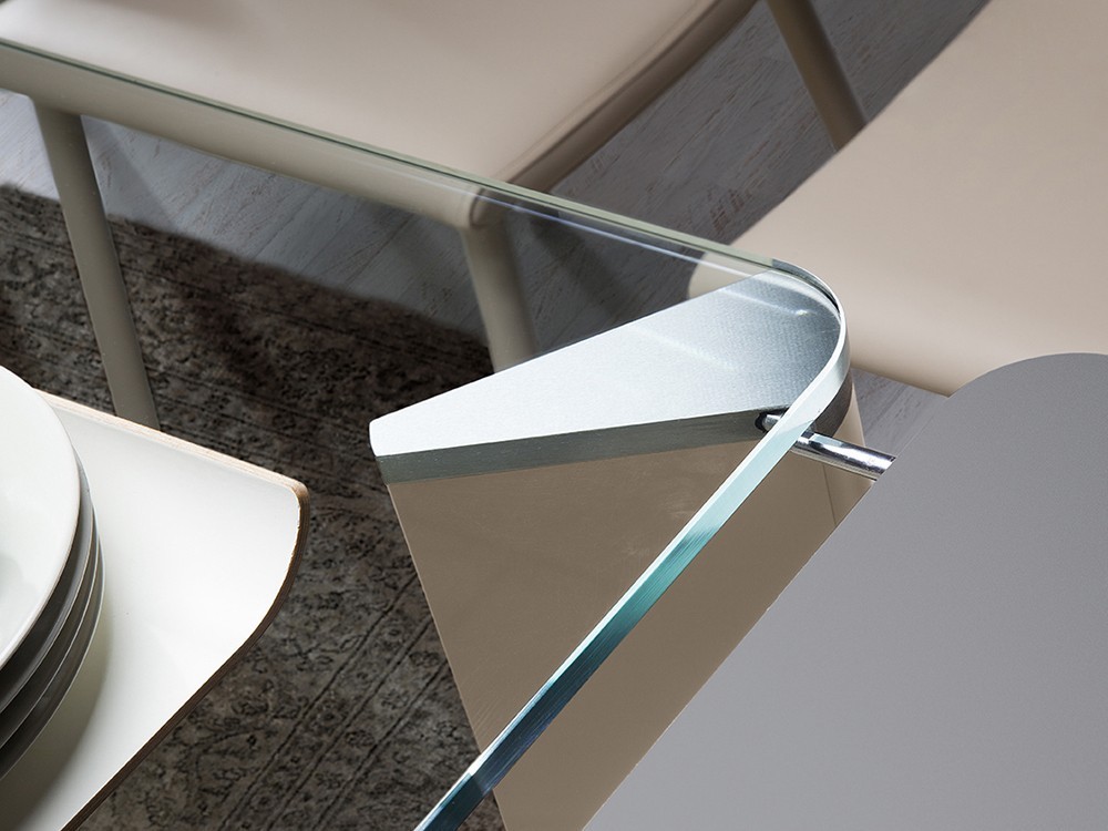 Mesa fija de cristal Play cristal 10mm Ramiro Tarazona - 3