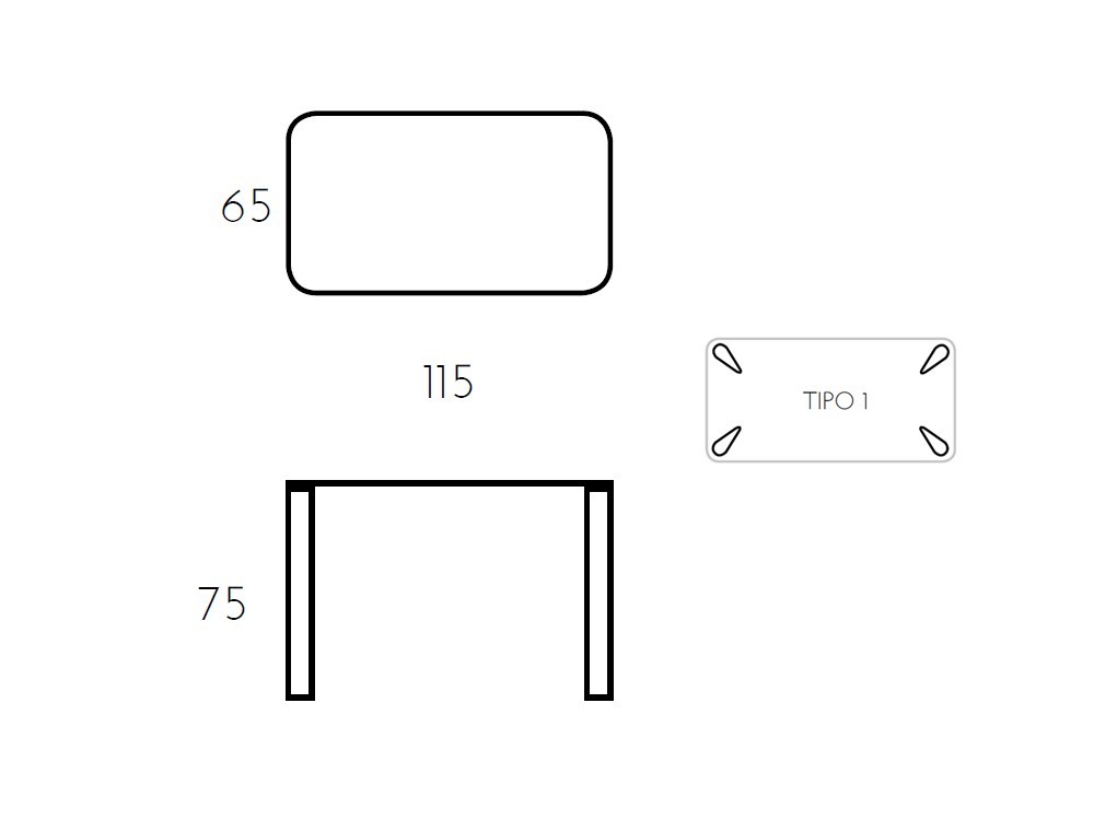 Mesa fija de cristal Play cristal 10mm Ramiro Tarazona - 6