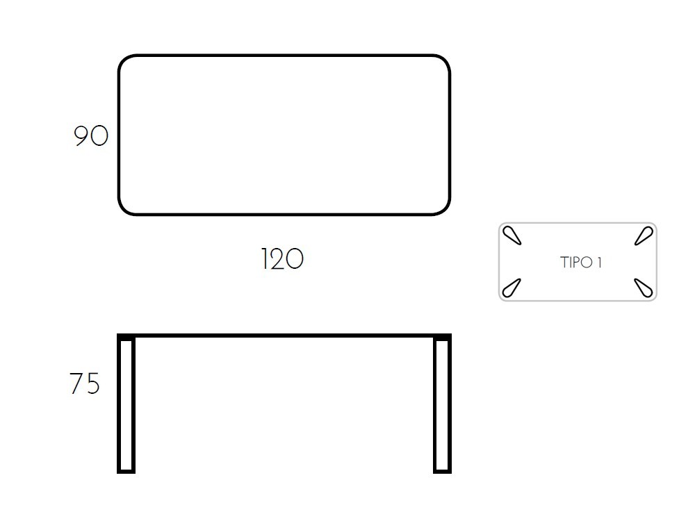 Mesa fija de cristal Play cristal 10mm Ramiro Tarazona - 8