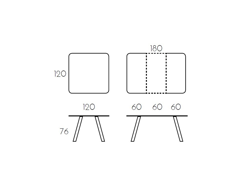 Mesa Redonda Extensible Boheme Ramiro Tarazona - 3 Mesa Redonda Extensible Boheme Ramiro Tarazona - 3