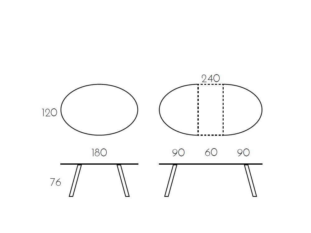 Mesa Redonda Extensible Boheme Ramiro Tarazona - 5 Mesa Redonda Extensible Boheme Ramiro Tarazona - 5