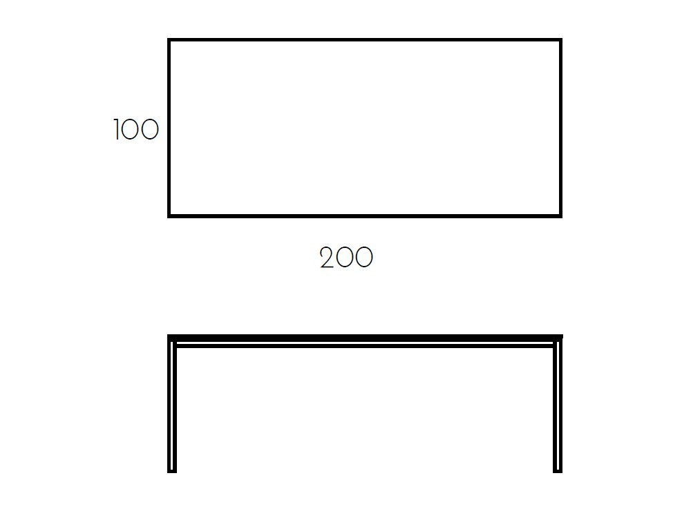 Mesa fija Line cristal de Ramiro Tarazona - 14