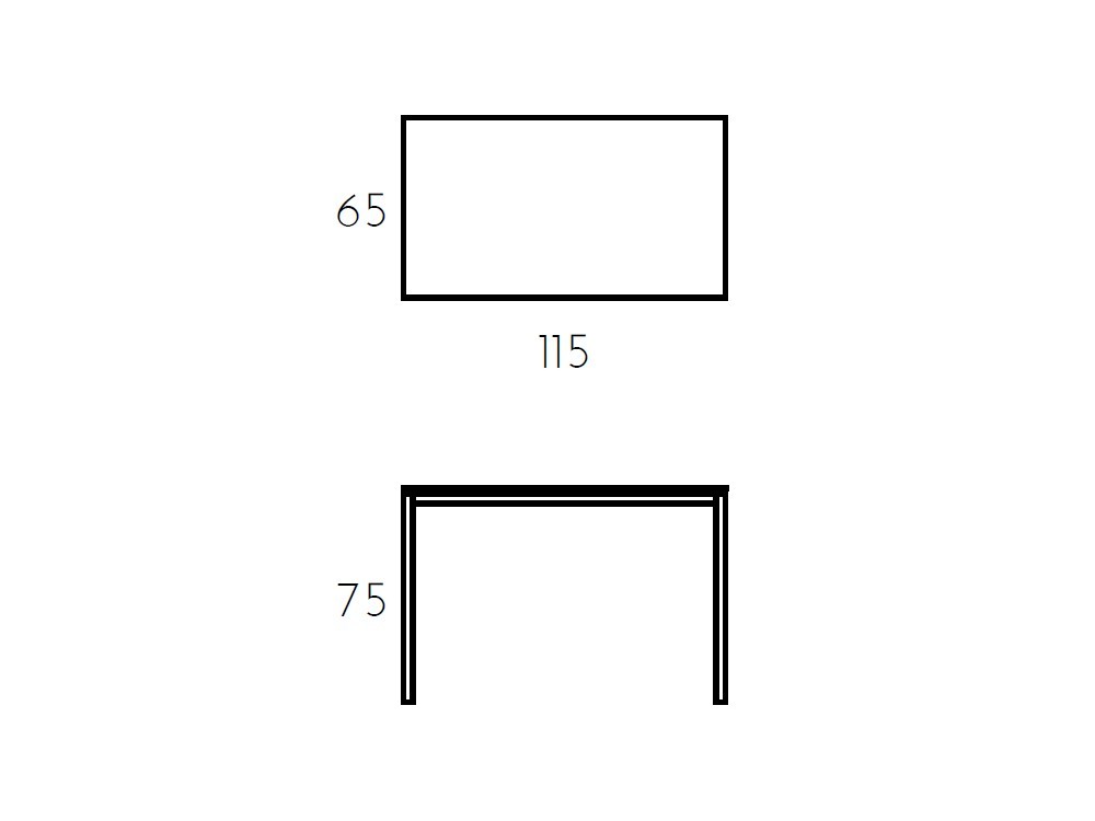 Mesa fija Line pocelánico de Ramiro Tarazona - 4