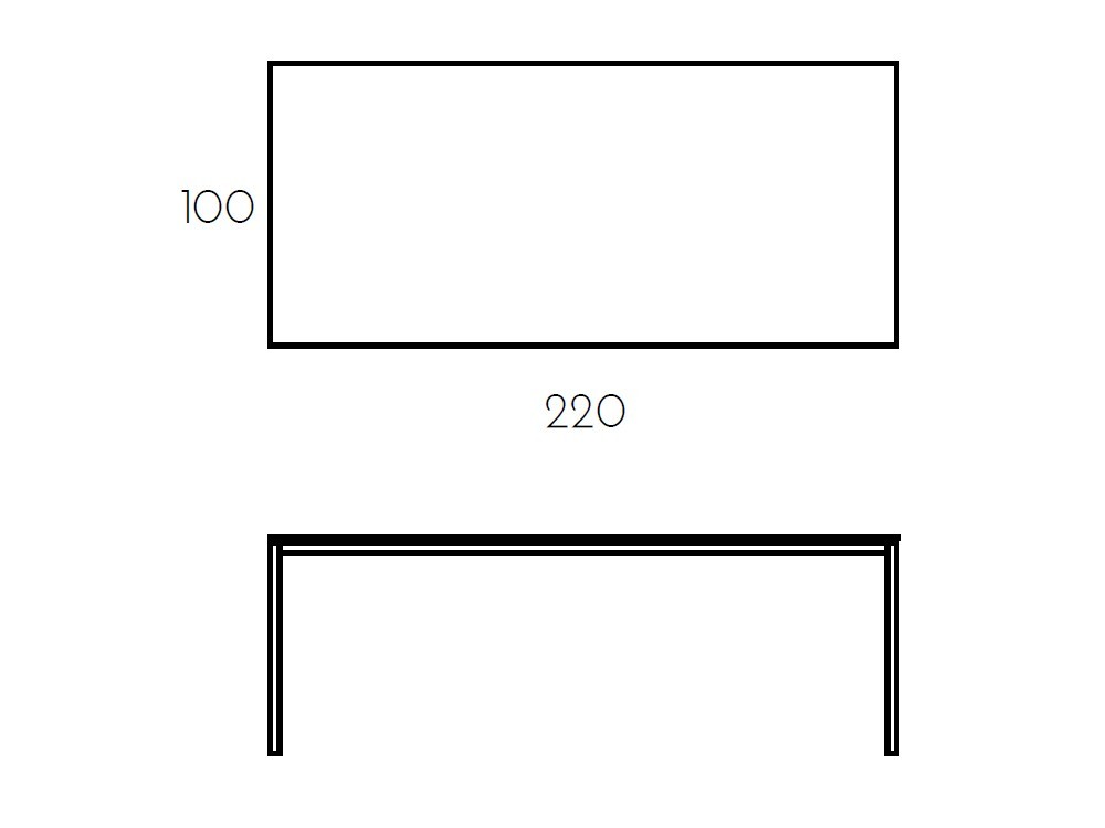 Mesa fija Line pocelánico de Ramiro Tarazona - 10