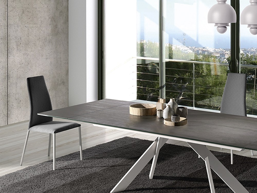 Silla de comedor con respaldo alto tapizada Chic Top de Ramiro Tarazona - 3