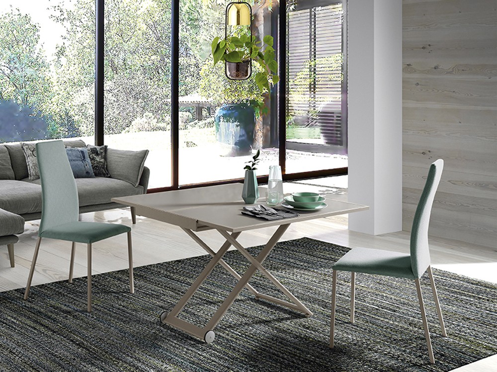 Silla de comedor con respaldo alto tapizada Chic Top de Ramiro Tarazona - 4