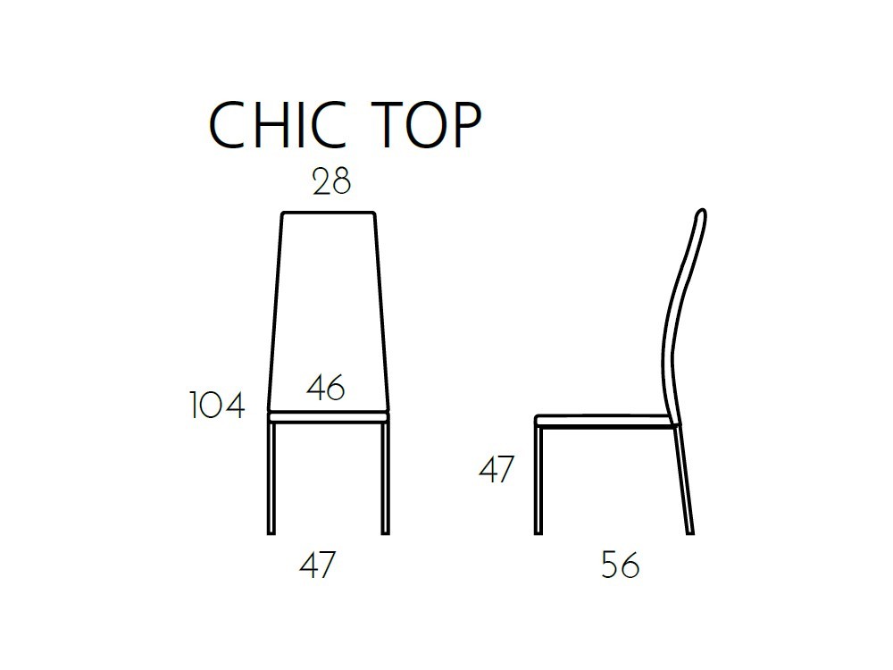 Silla de comedor con respaldo alto tapizada Chic Top de Ramiro Tarazona - 5