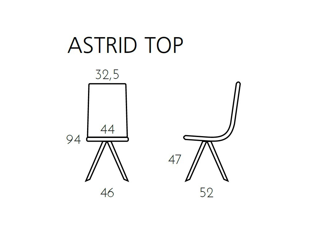 Silla de comedor tapizada Astrid Top de Ramiro Tarazona - 5