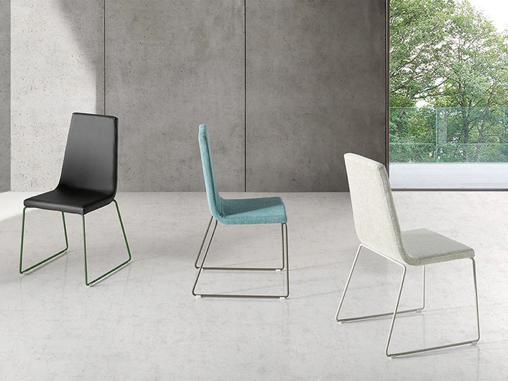 Silla de comedor tapizada Air de Ramiro Tarazona - 8