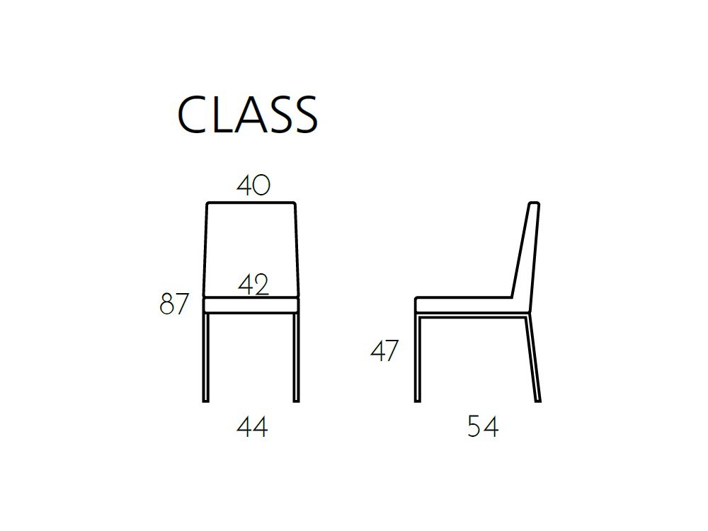 Silla de comedor tapizada Class de Ramiro Tarazona - 3