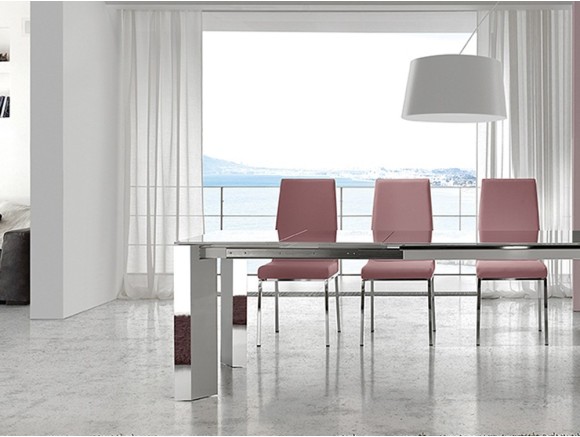 Silla de comedor con respaldo alto tapizada Class Top de Ramiro Tarazona - 1