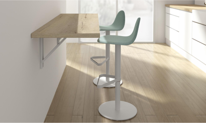 Mesa de cocina abatible